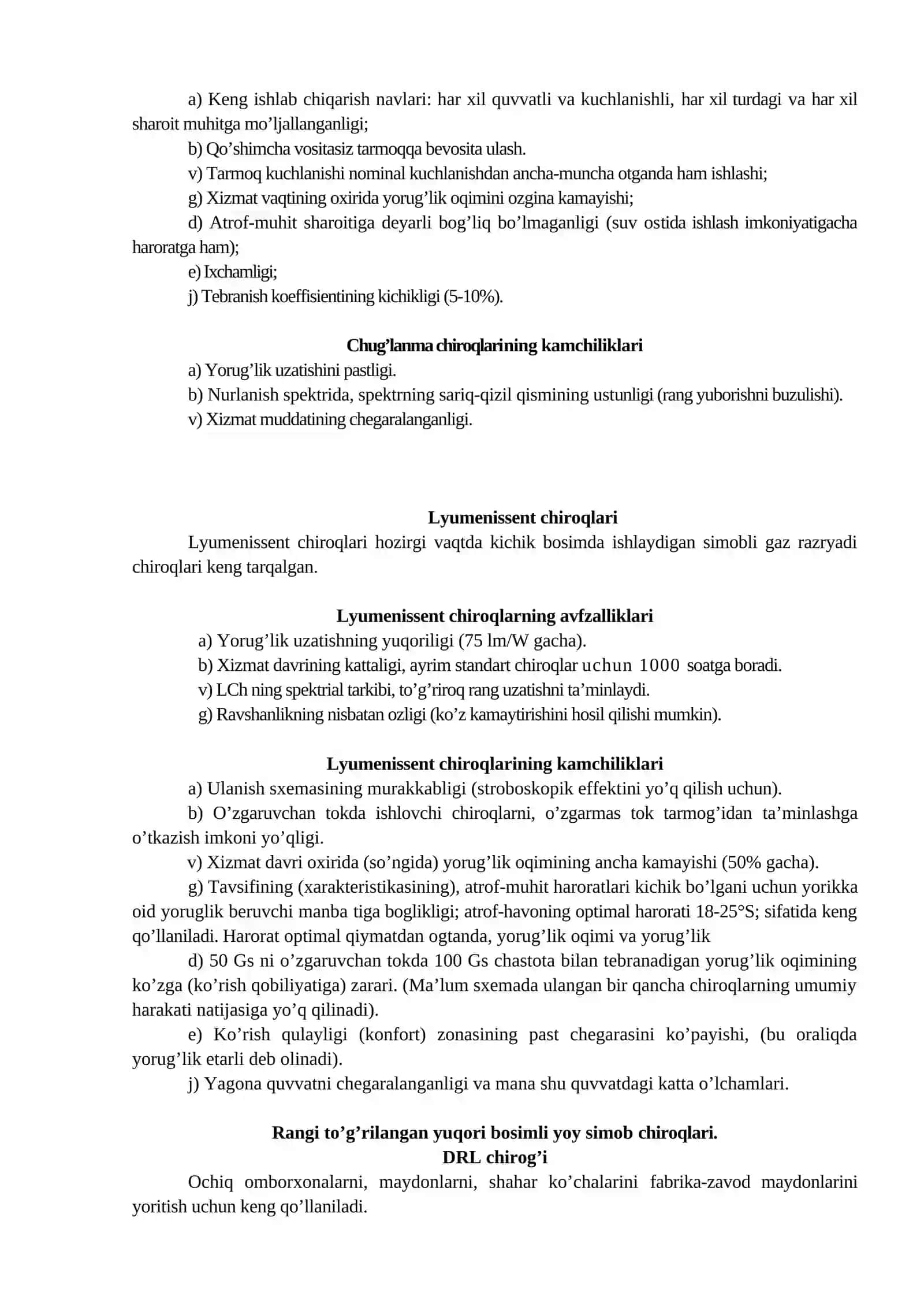 Optik nurlanishning gaz razryadlari manbalari 4