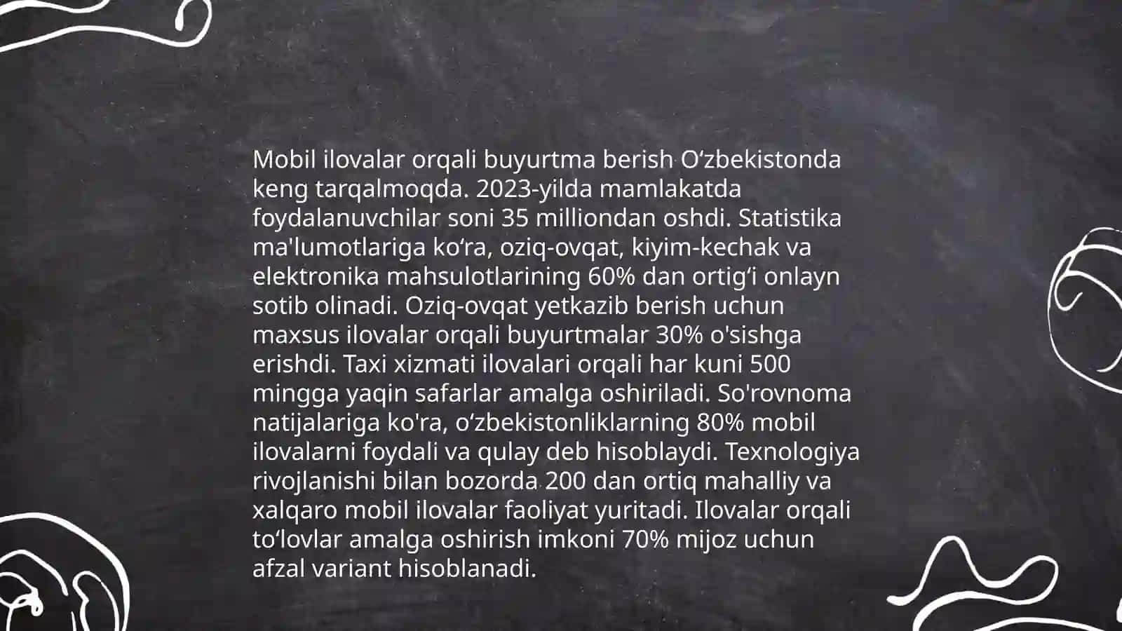 Texnologiyalar yordamida buyurtma berish jarayonini takomillashtirish rejasi 4