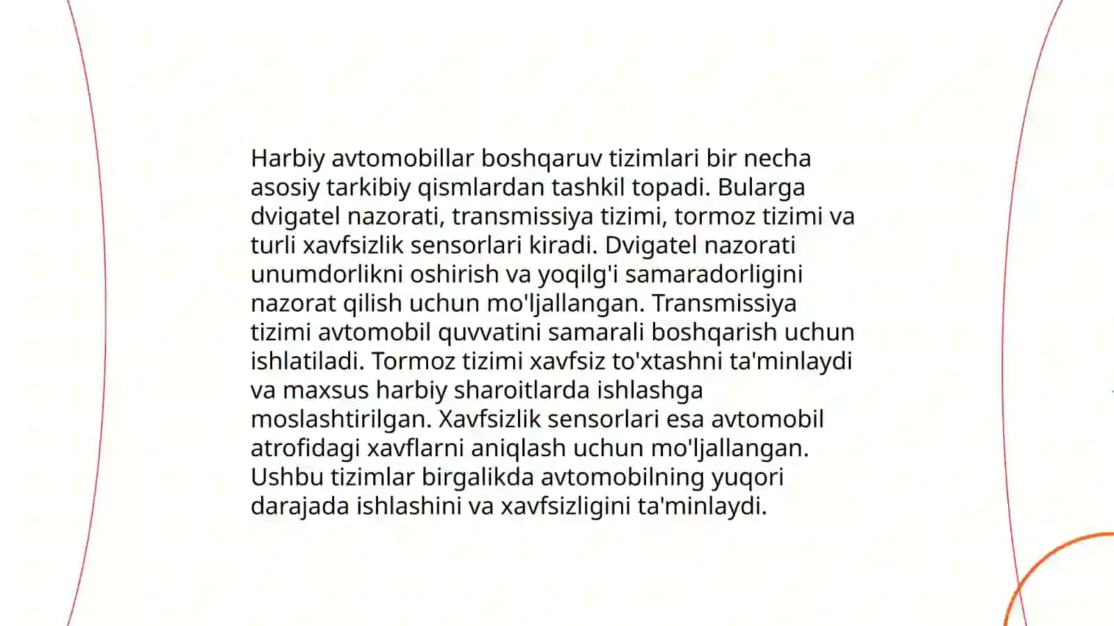 Harbiy avtomobillarni boshqarish tizimlari 4