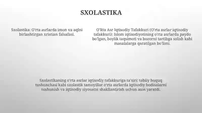 O‘Rta Asr Iqtisodiy Tafakkuri 4