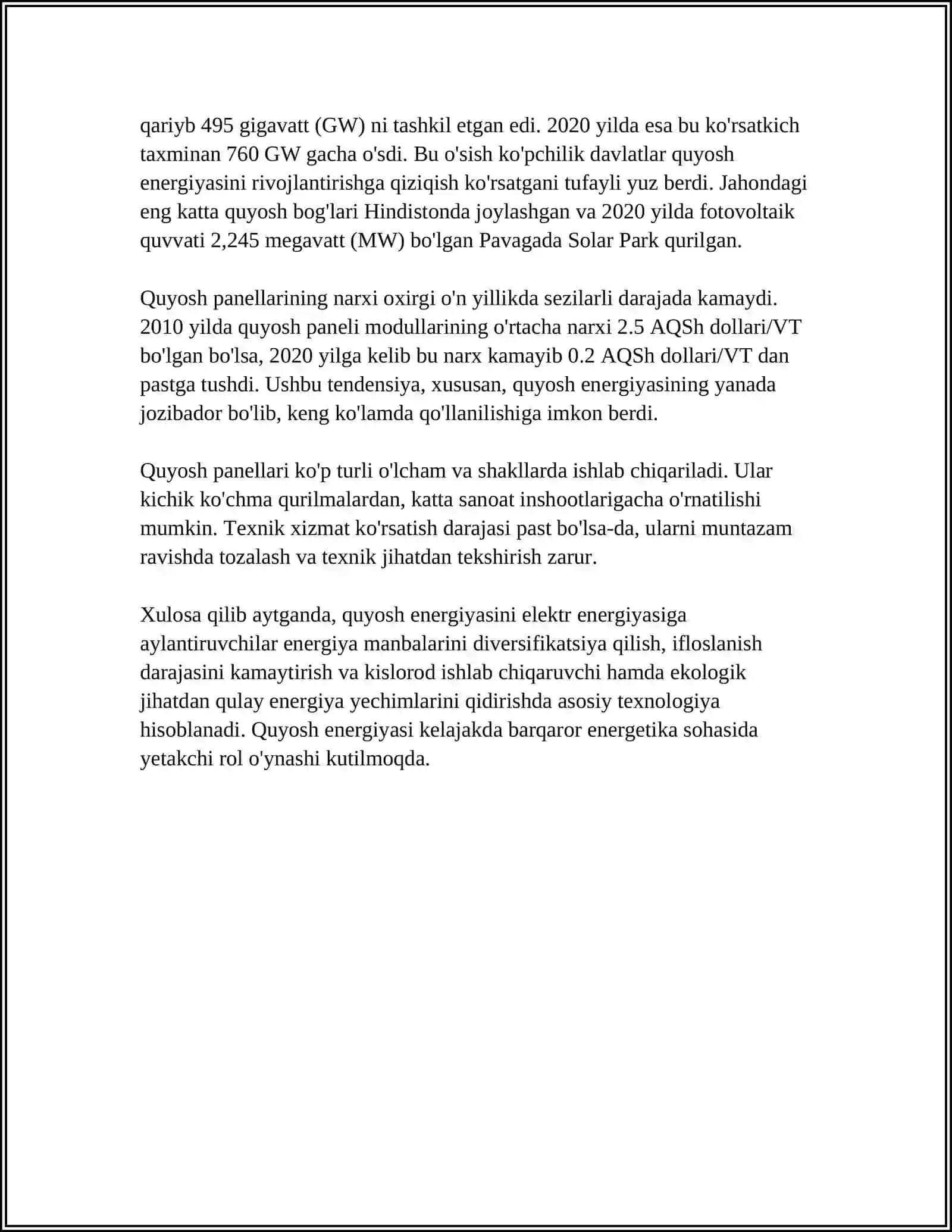 ENERGIYA TURLARINI O'ZGARTIRGICHLAR 4