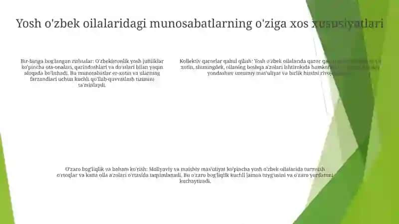 Kirish Ushbu tadqiqot Oʻzbekistonda yosh oilalarni mustahkamlash 4
