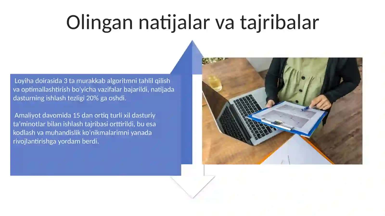 Maktab amaliyotida bajariladigan ishlar yuzasidan hisobot 4