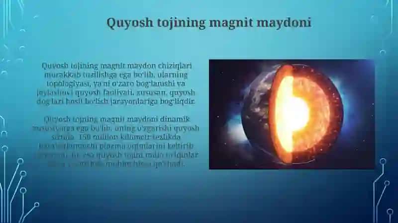Quyosh Tojining Radio Nurlanishining Fizikaviy Mohiyati 4