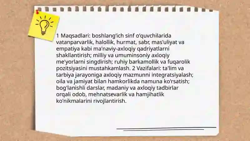 Boshlangʻich taʼlimda tarbiya turlari 4
