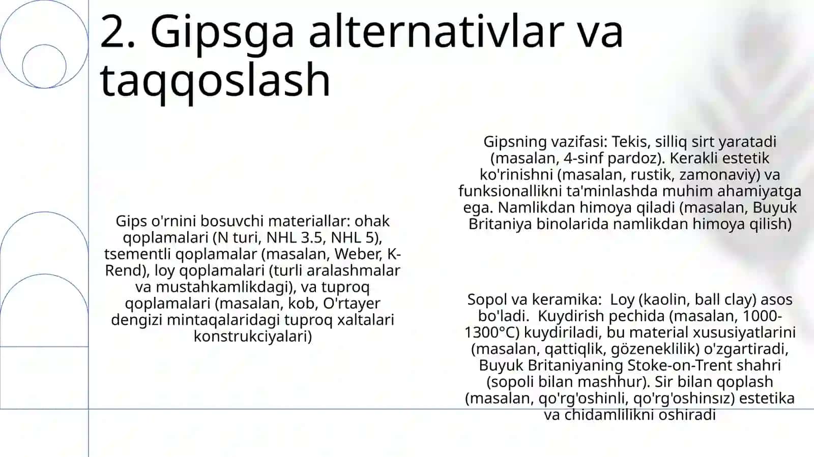 Gips bilan ishlash 4