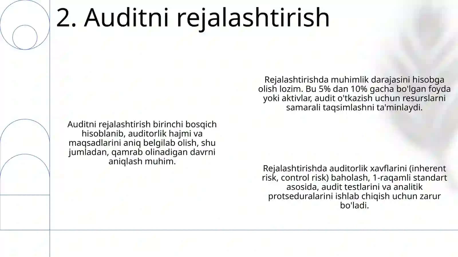 Moliyaviy natijalarni to'g'risidagi hisob-otauditini o'tkazish tartibi 4