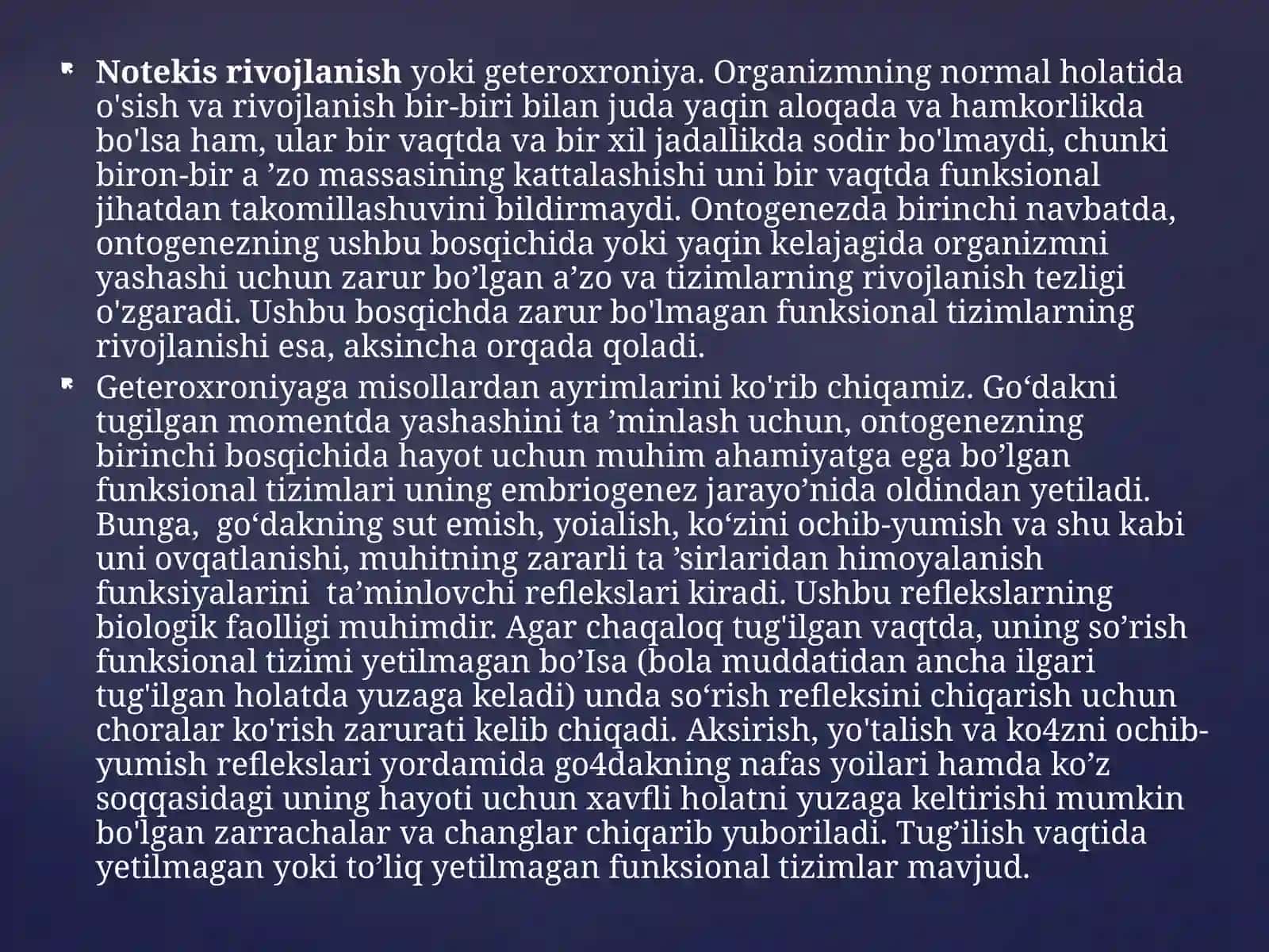 Bolalar va o’smirlar o’sishi va rivojlanishining umumiy qonuniyatlari 4