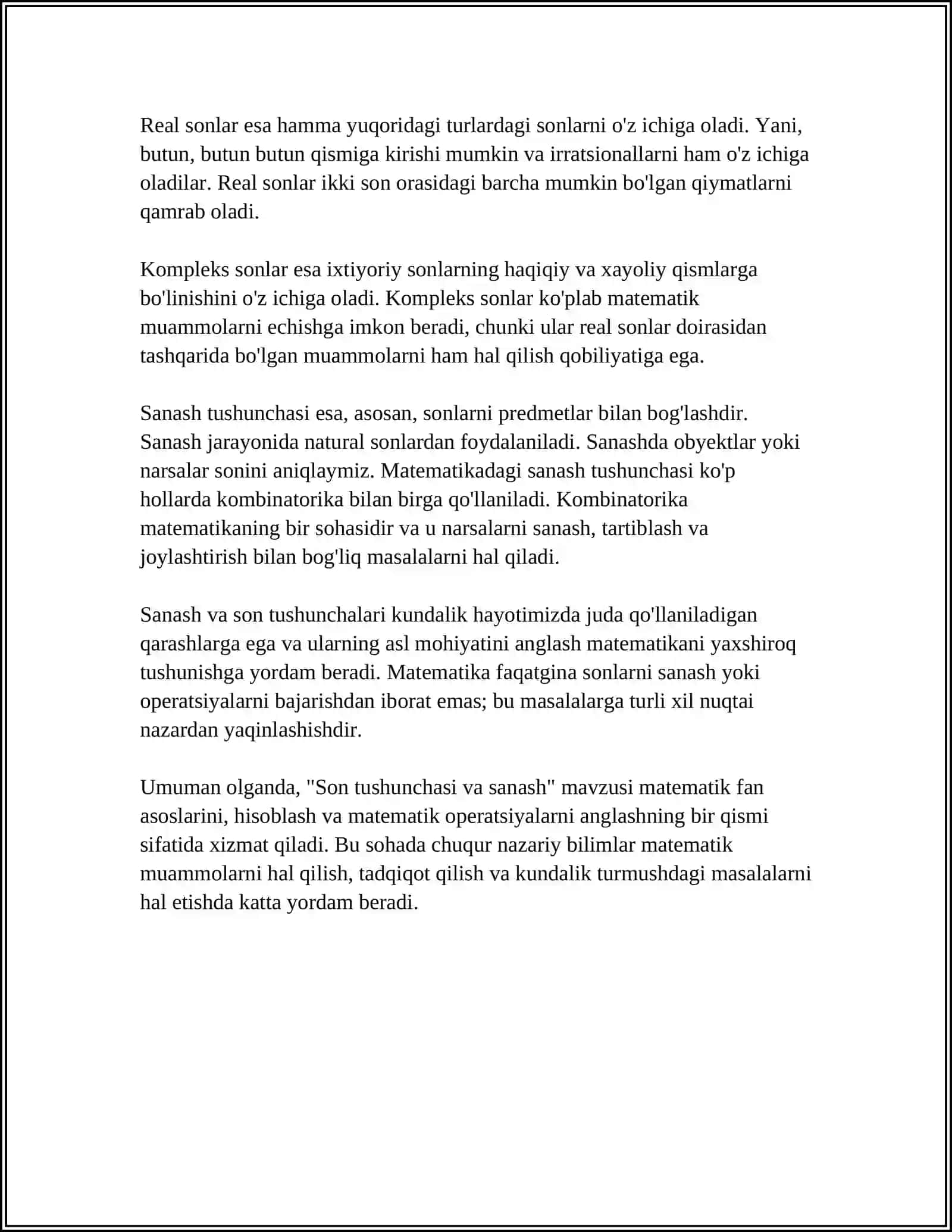 STEM ASOSIDA BIRINCHI SINF MATEMATIKA DASTURINI ISHLAB CHIQISH 4