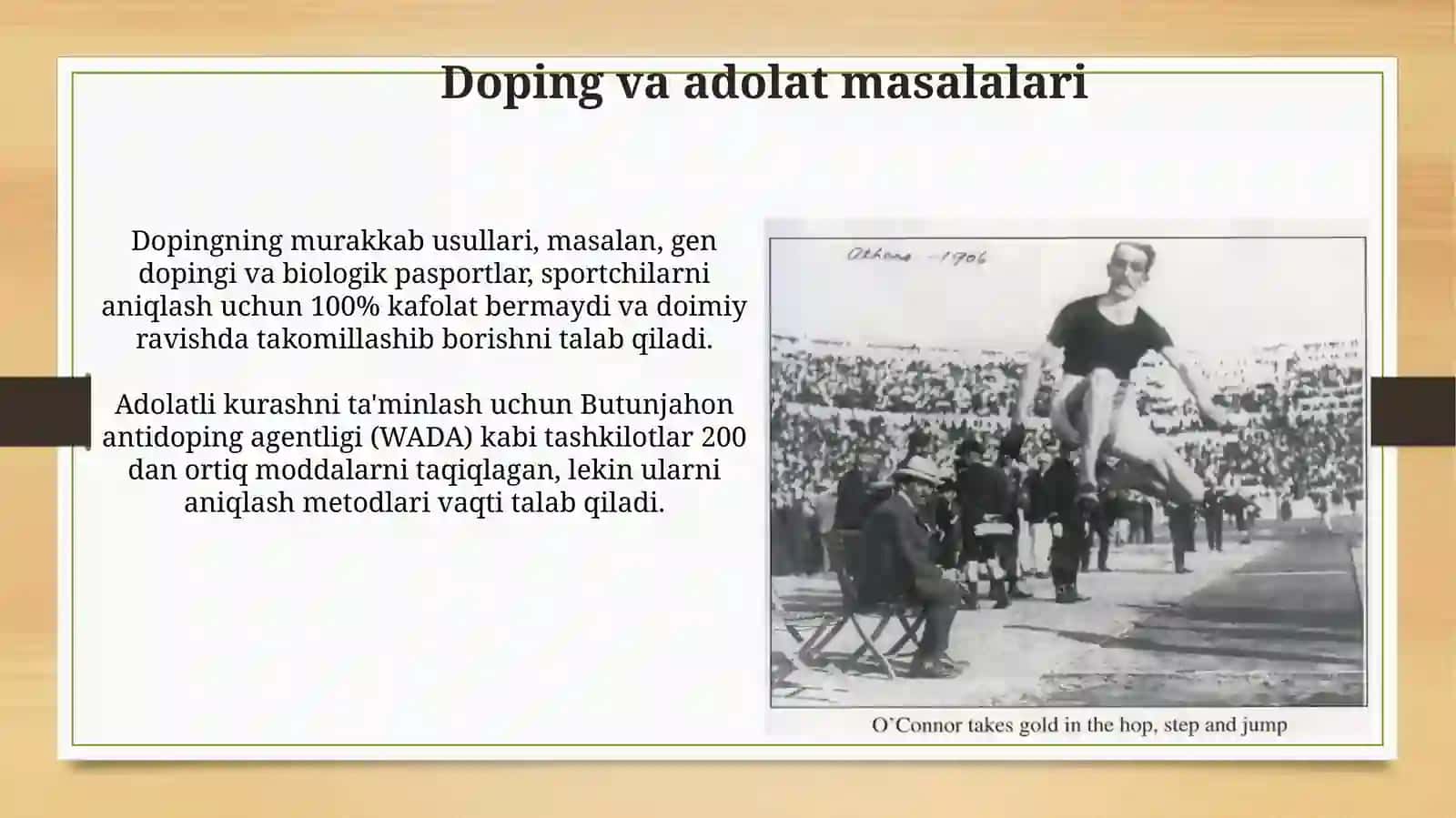 Zamonaviy Olimpiya harakatining dolzarb muammolari 4