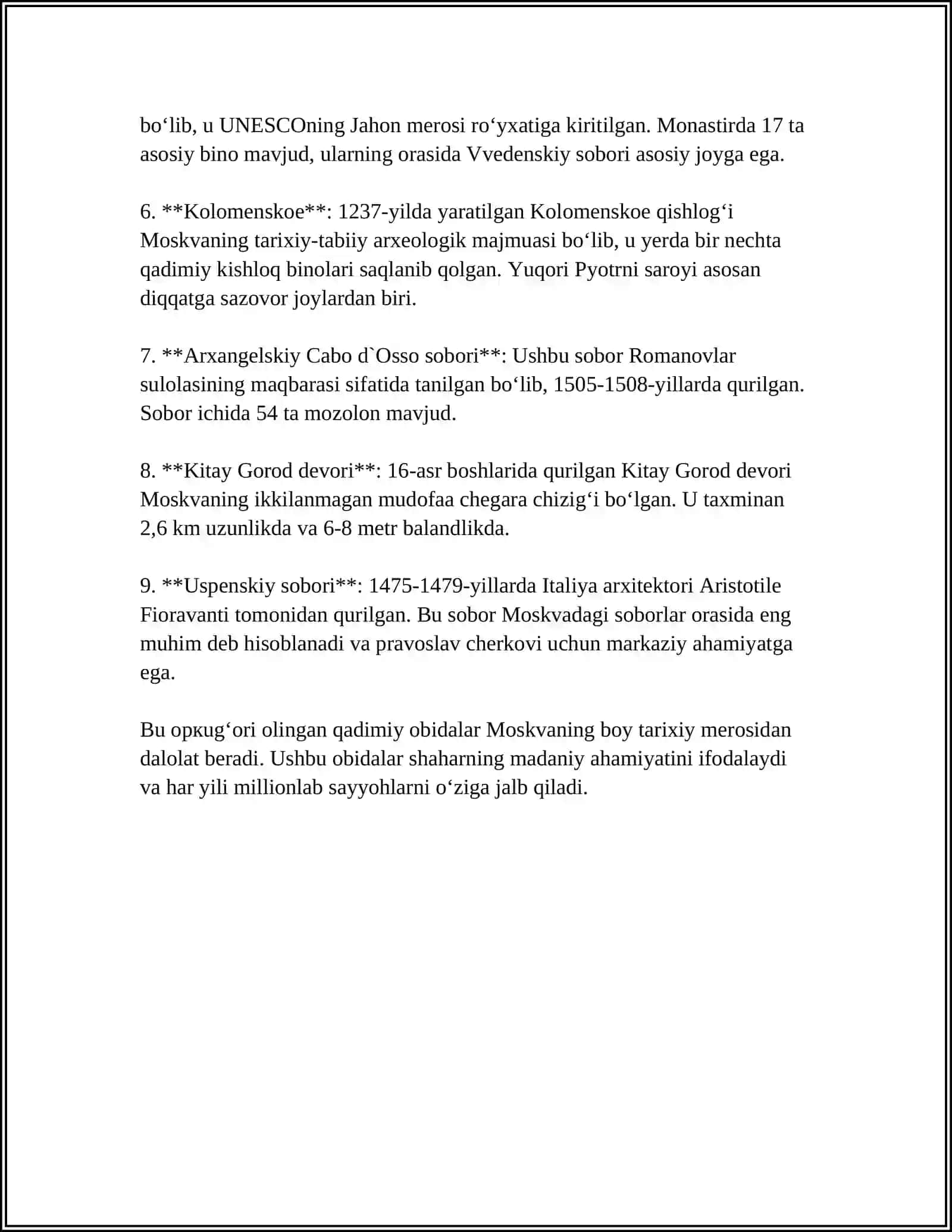 RASSIYANING ESKI SHAHARLARI 4