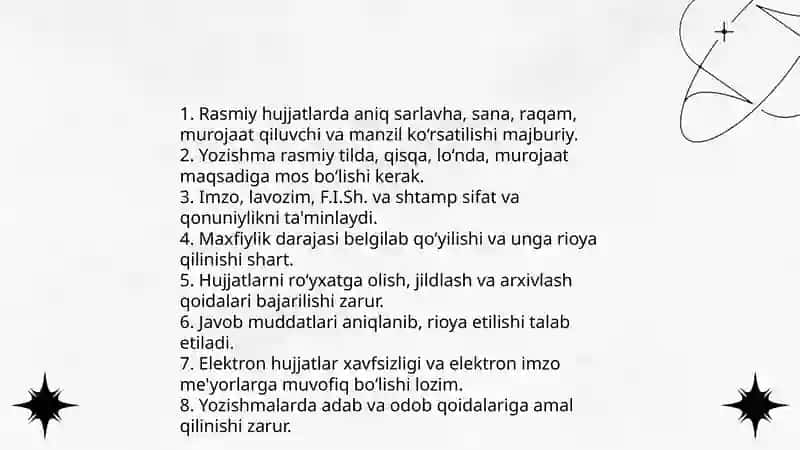 Kasbiy muloqot uslubiyati va qoidalar 4