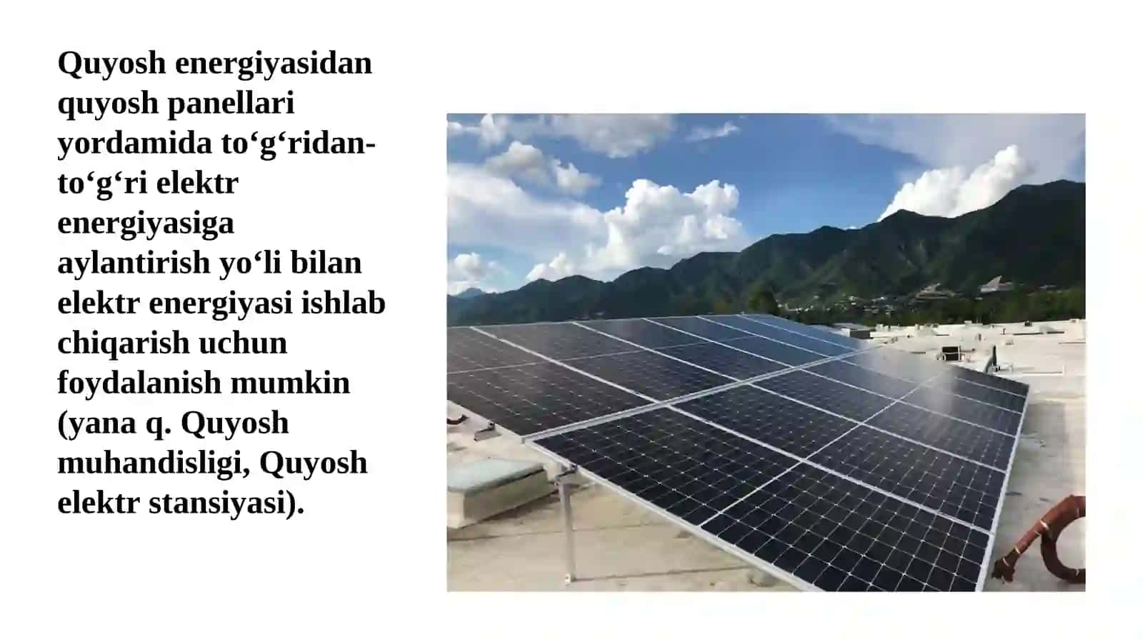 Qayta tiklanadigan energiya manbaalari 4