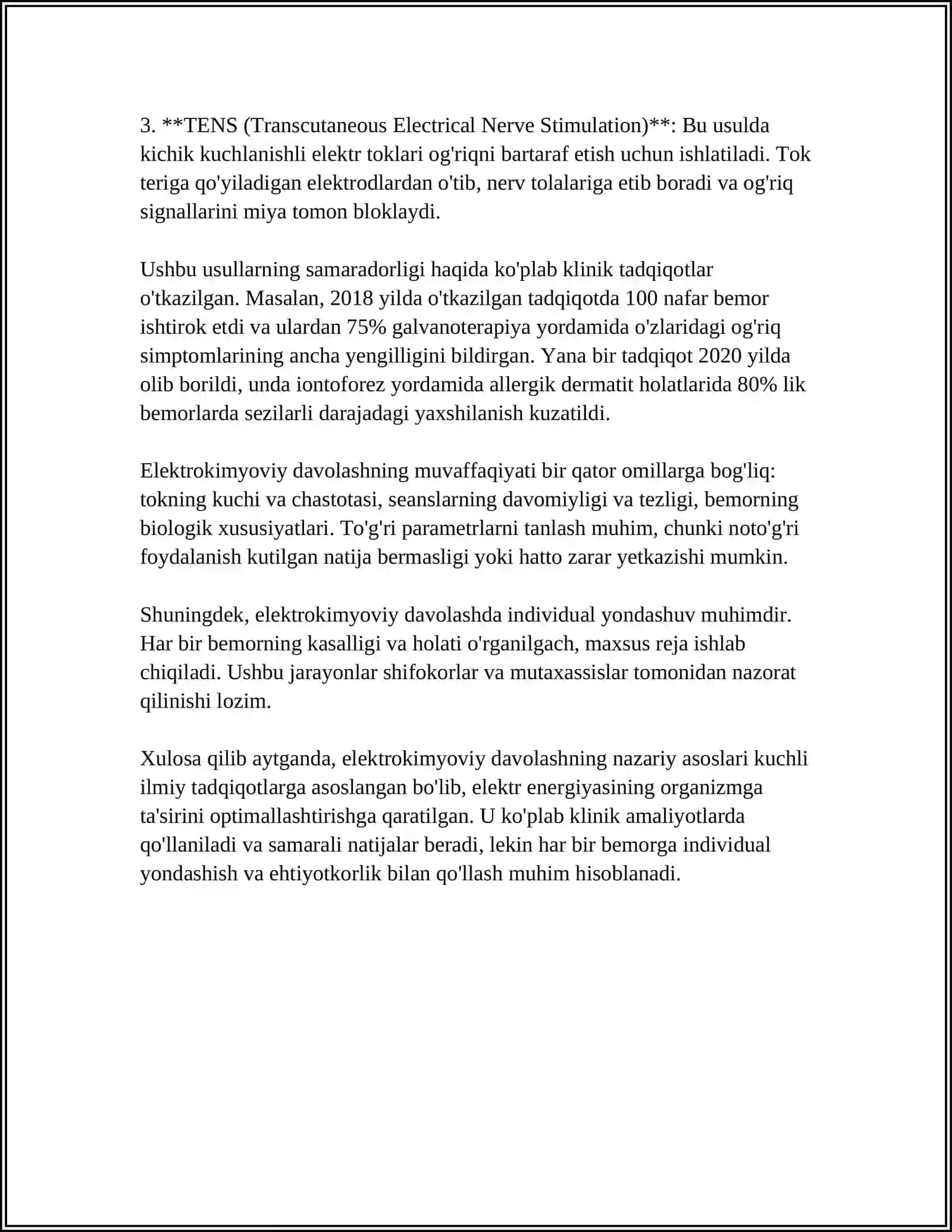 ELEKTRKIMYOVIY DAVOLASH VA DIAGNOSTIKA USULLARI 4