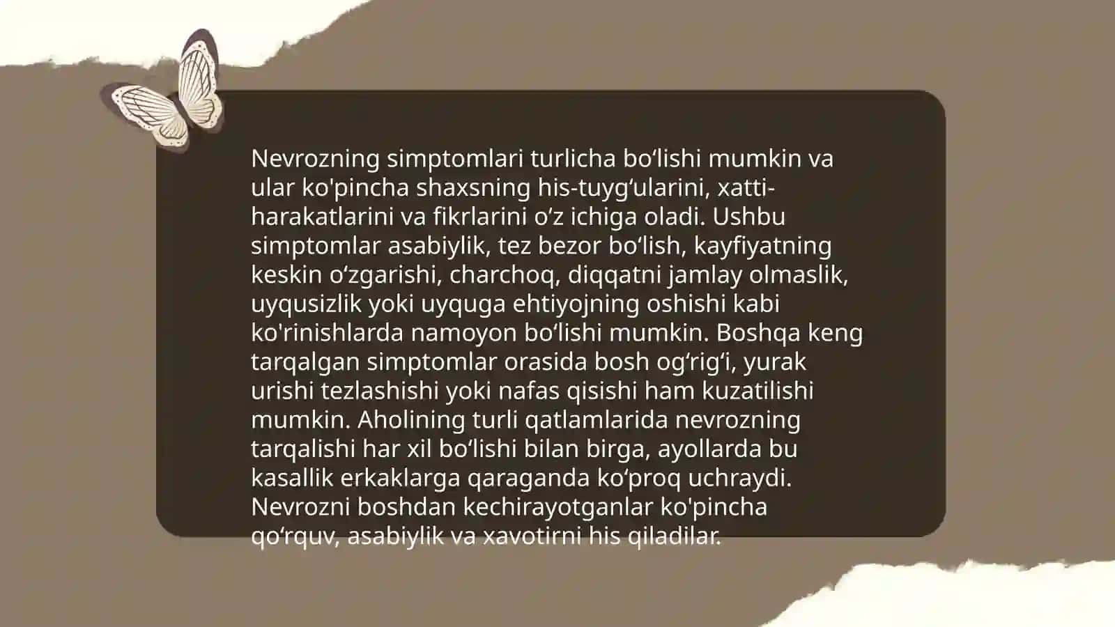 Nevroz va uning turlari 4