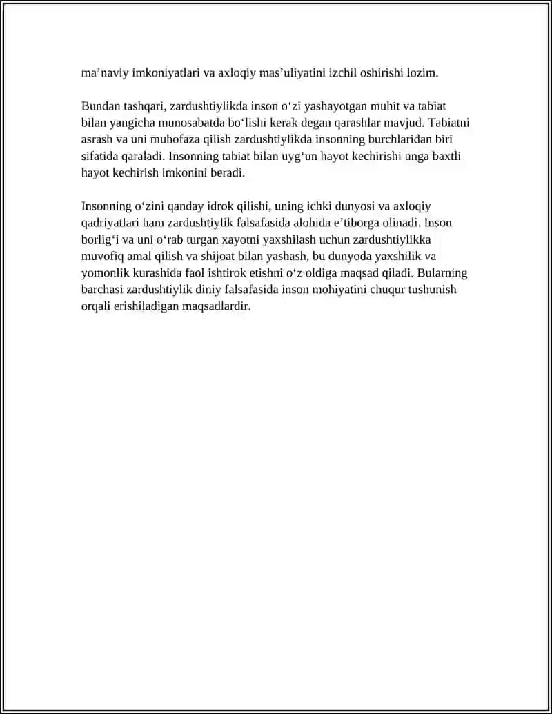 ZARDUSHTIYLIKDA INSON VA HAYOT FALSAFASI 4