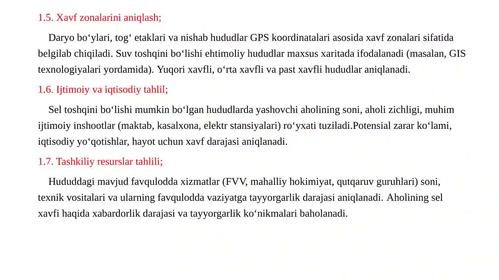 Inshootlarni seltoshqinlari dansaqlash bo‘yicha chora-tadbirlar rejasini ishlab chiqish 4