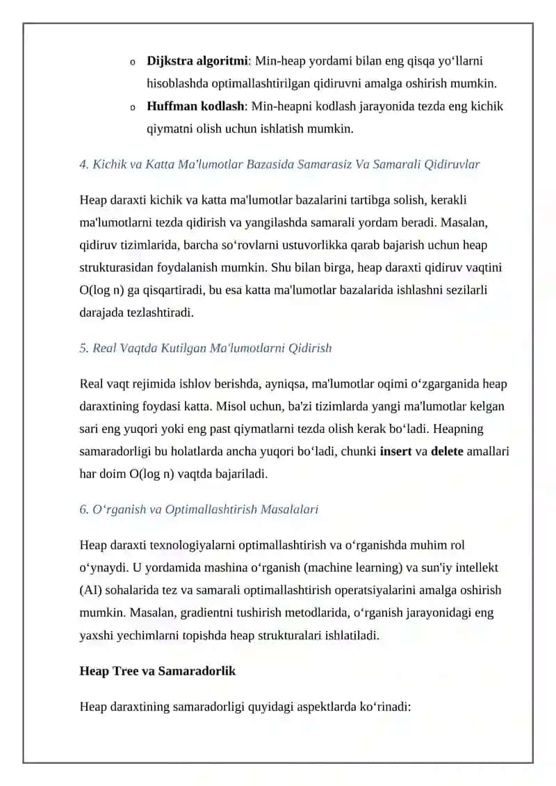 Heap Tree Tuzilmasi va Amallar 4