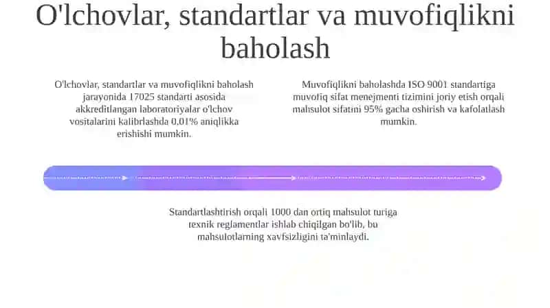 Metrologiya, Standartlashtirish va Sertifikatlashtirish Asoslari 4
