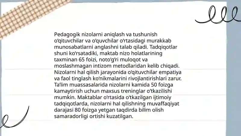 Jonli Muloqot va Pedagogik Nizolar 4
