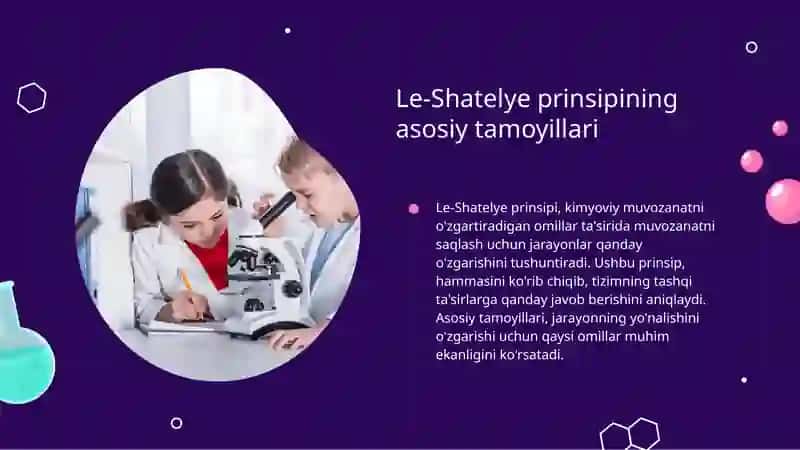 Le-Shatelye prinsipi va uning kimyoviy jarayonlardagi ahamiyati 4