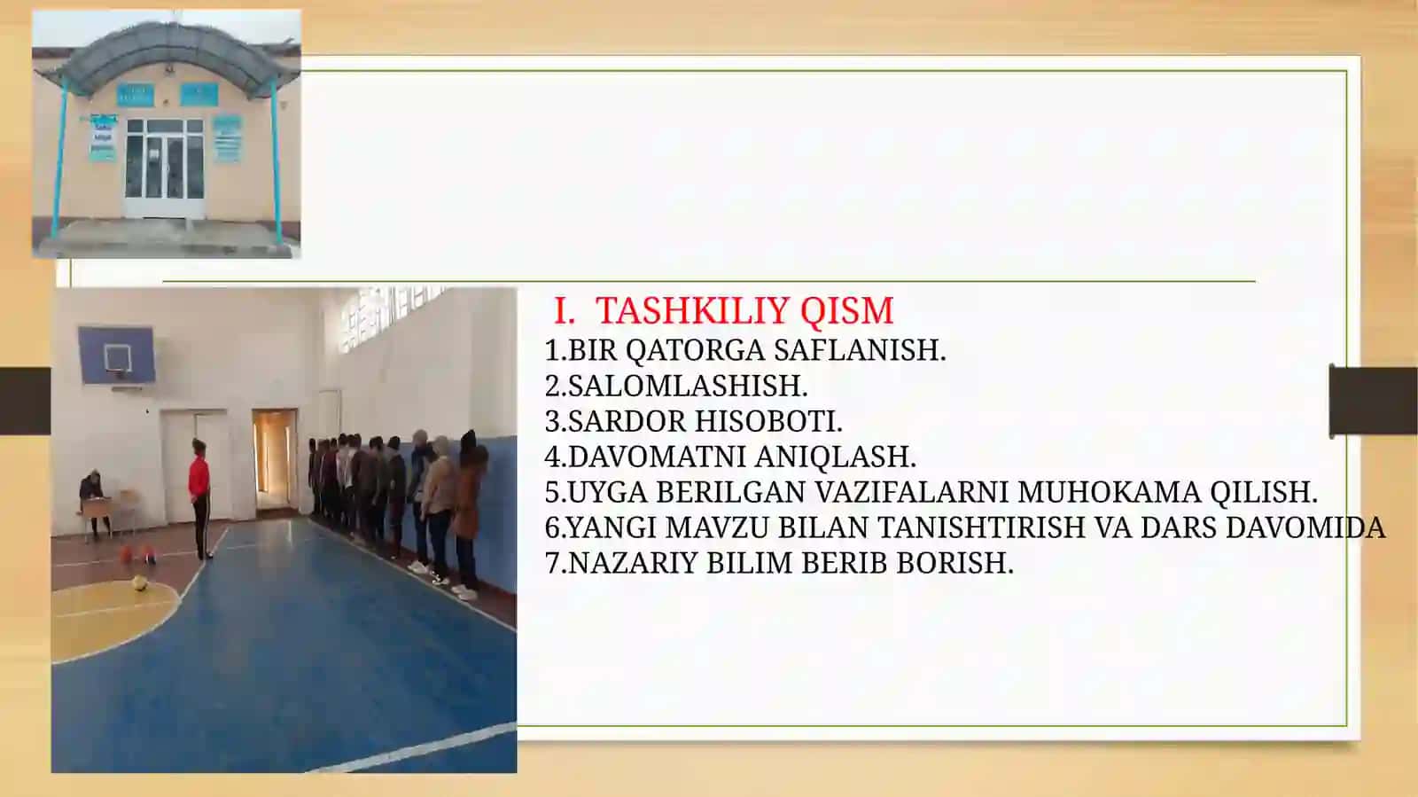 Jismoniy tarbiya fanidan Voleybol. To'pni qabul qilish va uzatish usullari dars ishlanma 4
