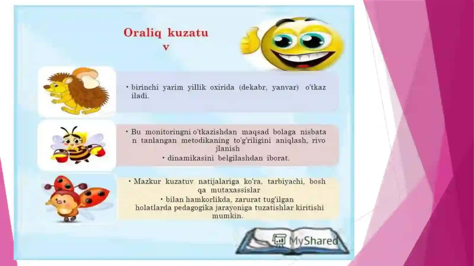 Bolalar rivojlanish xaritasi yuritish tartibi 4