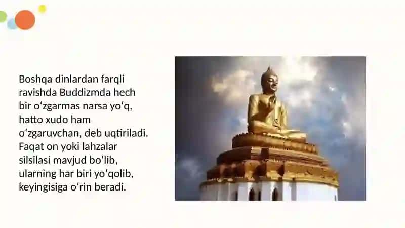 Buddizmni Mustaqilish uchun Taqdimot Slaydi 4