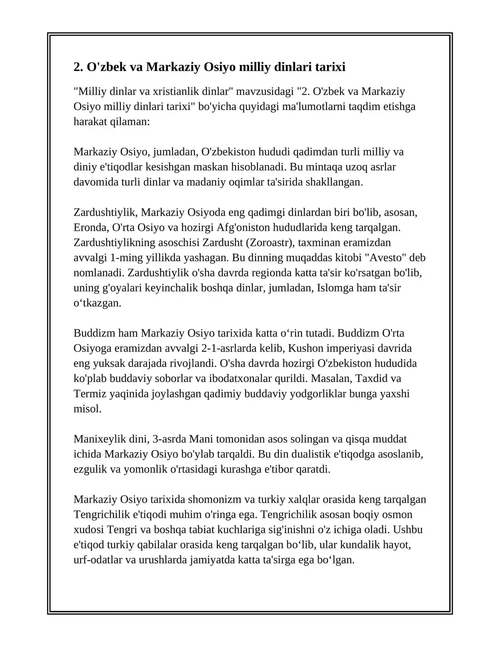 MILLIY DINLAR VA XRISTIANLIK DINLAR 4