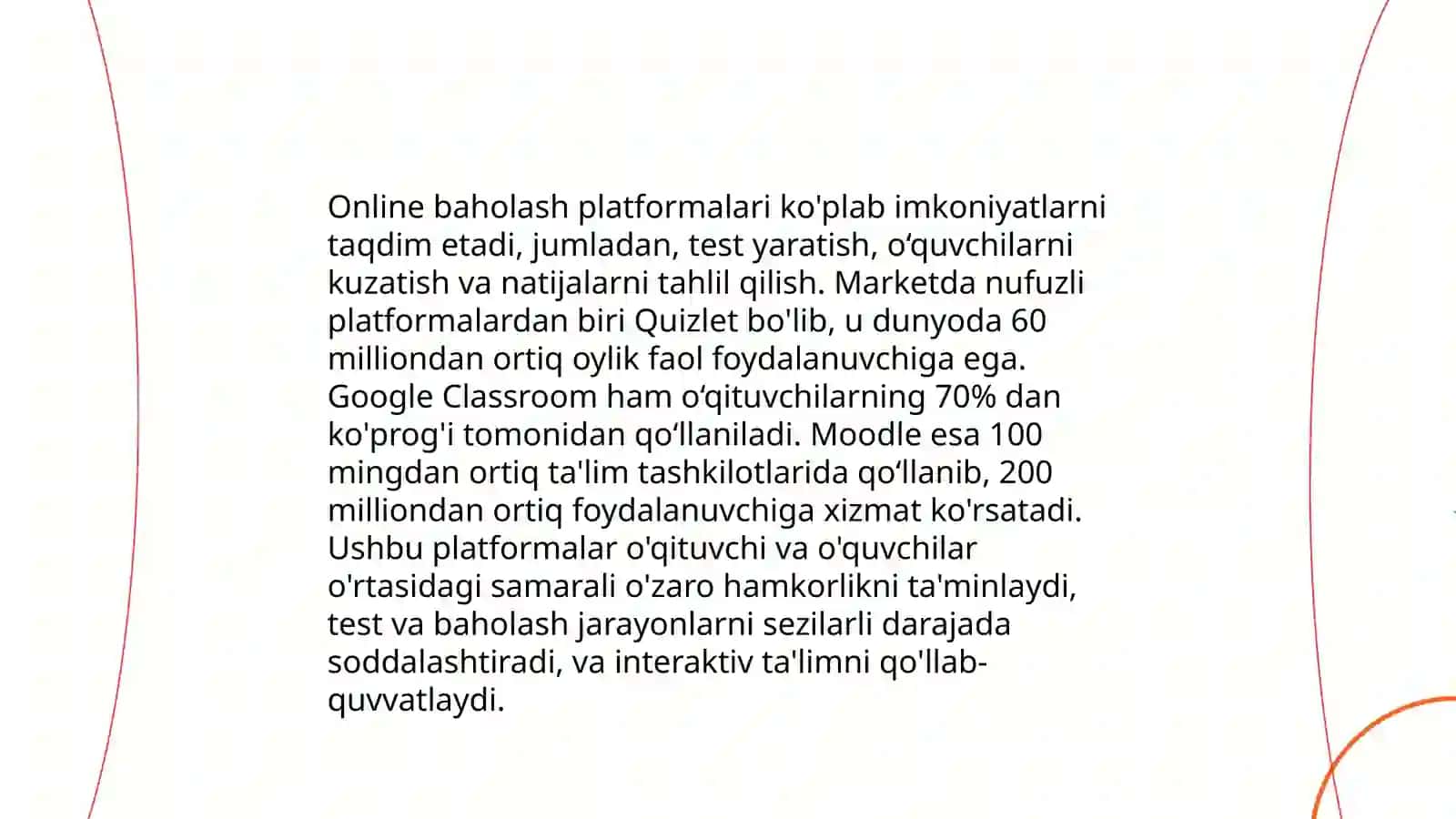 O‘qituvchining kompyuter texnologiyalari asosida o‘quvchilar bilimini nazorat qilish imkoniyatlari 4