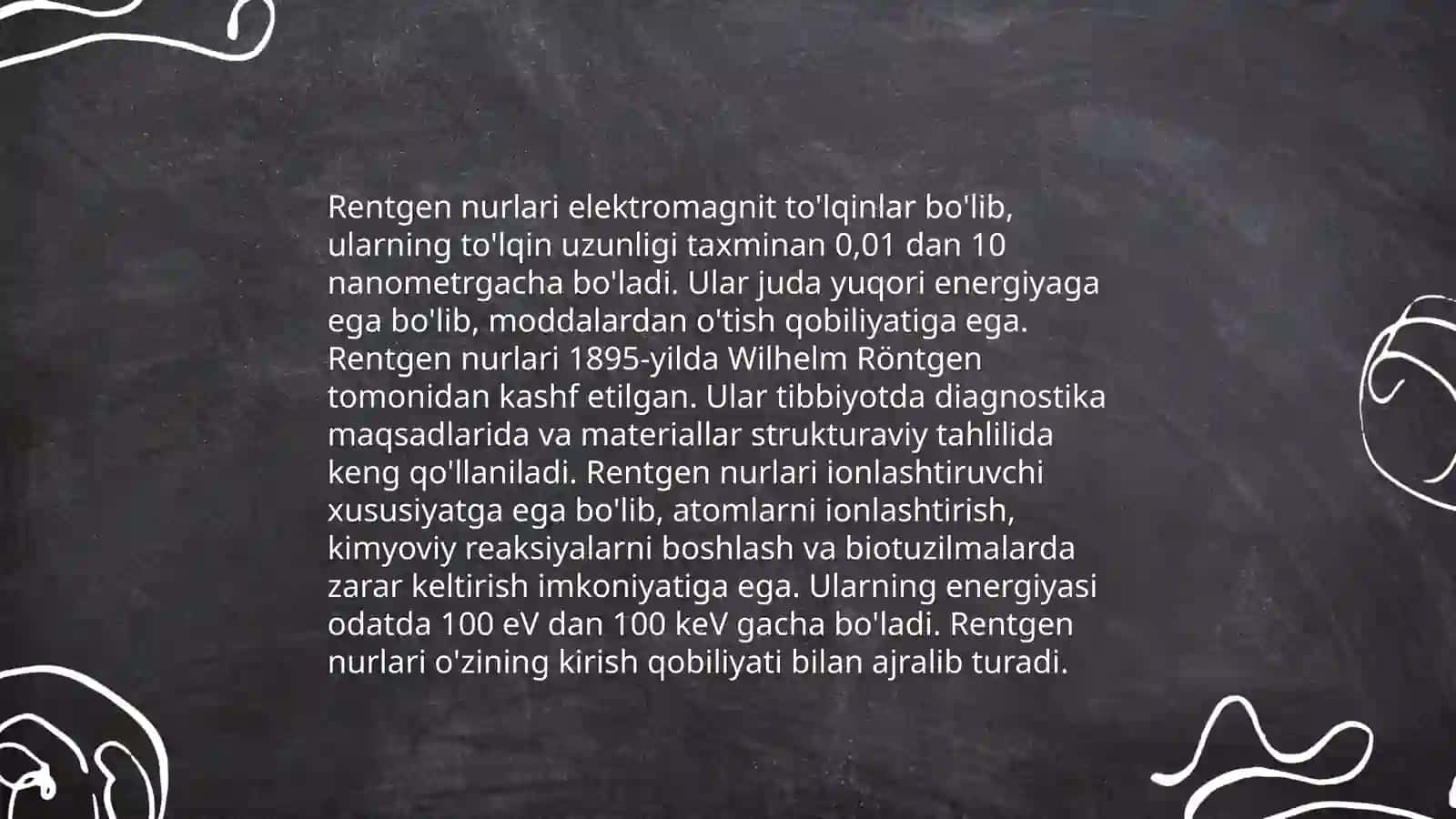 Rentgen nurlarining tabiati.Mozli formulasi 4