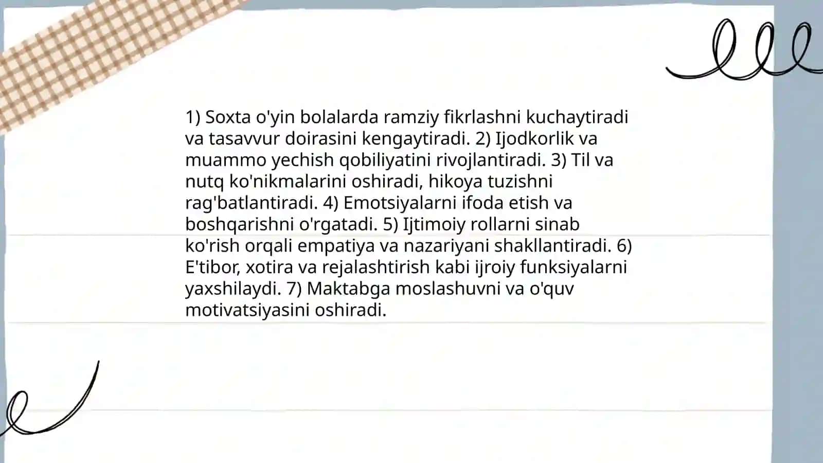 Xayolning bolalarda rivojlanishi 4