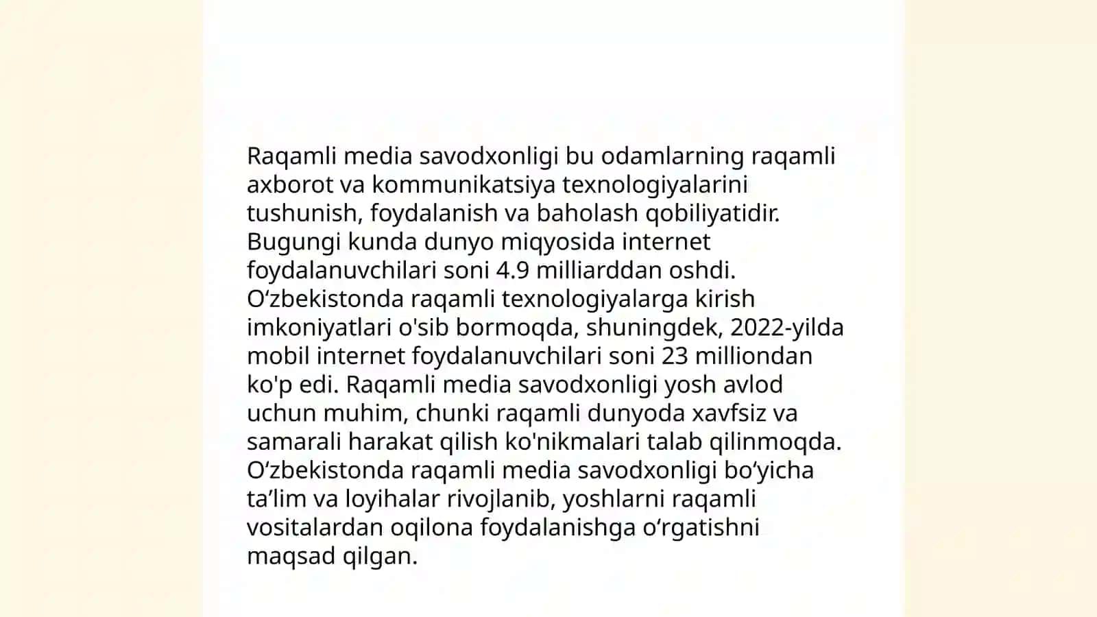 Media savodxonlik va kiberxavsizlik 4