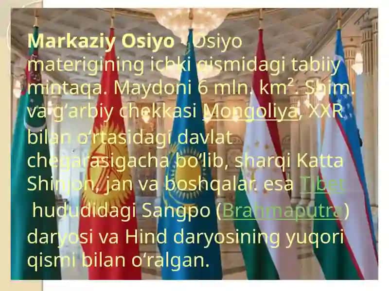 Markaziy Osiyo Davlatlari 4