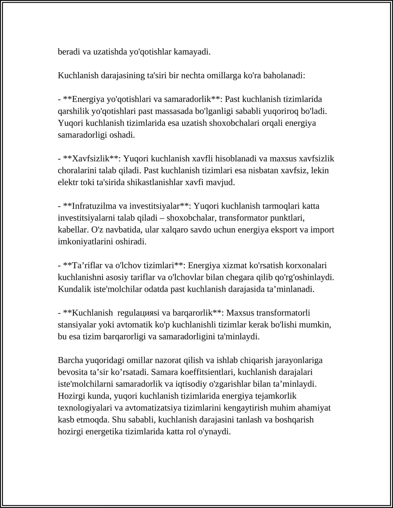 1000 VOLTGACHA KUCHLANISHDA ISHLATILADIGAN YORDAMCHI ELEKTR APPARATLARNI TUZILISHI VA TANLASH 4