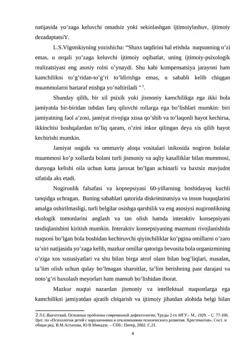 Nogiron bolalarni rivojlanishini o'ziga xosligi 4