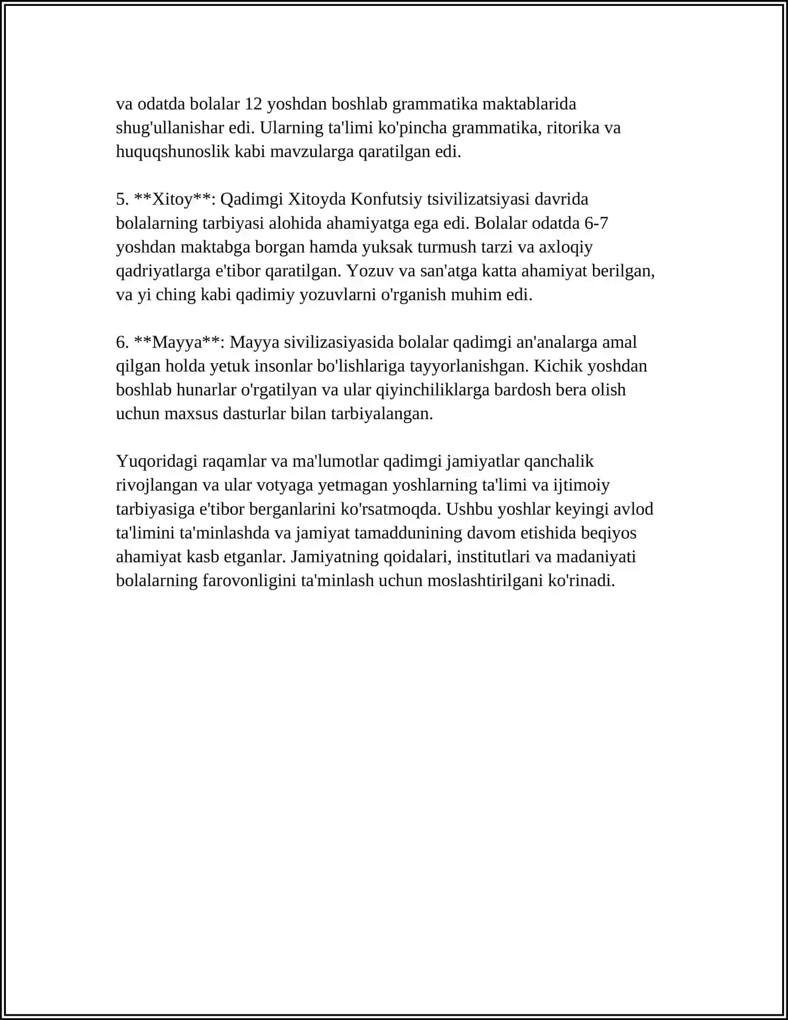 VOTYAGA YETMAGANLARNING O'TGAN ASRLARDAGI O'RNI VA PSIXOLOGIK XUSUSIYATLARI 4