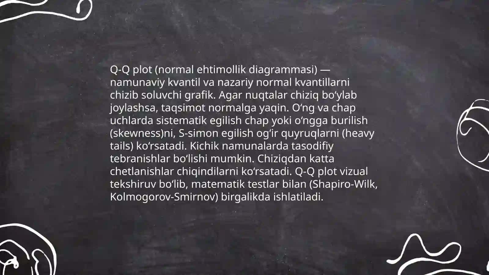 Normal tasimotni baholash metodlari 4