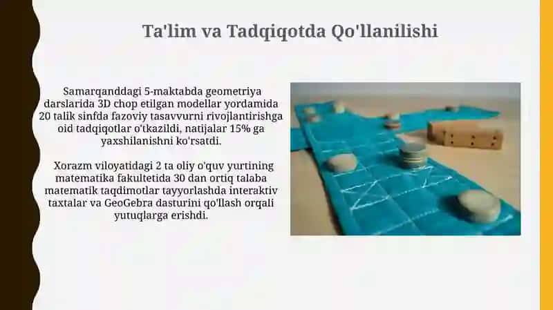 Matematikadan kòrsatma qurollar va modellar yasash 4