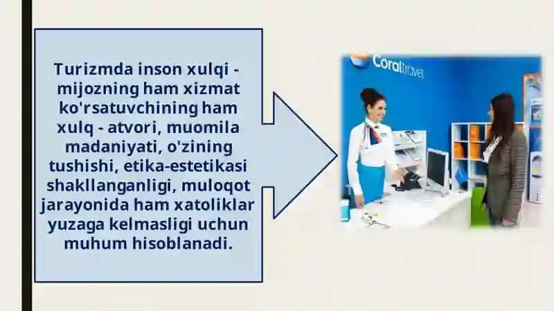 Xalqaro turizmda inson xulqi va odob-axloqi 4