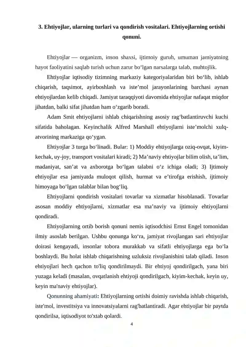 Iqtisodiyotning tarixiy maktablari: merkantilizm, fiziokratiya, klassik maktab 4