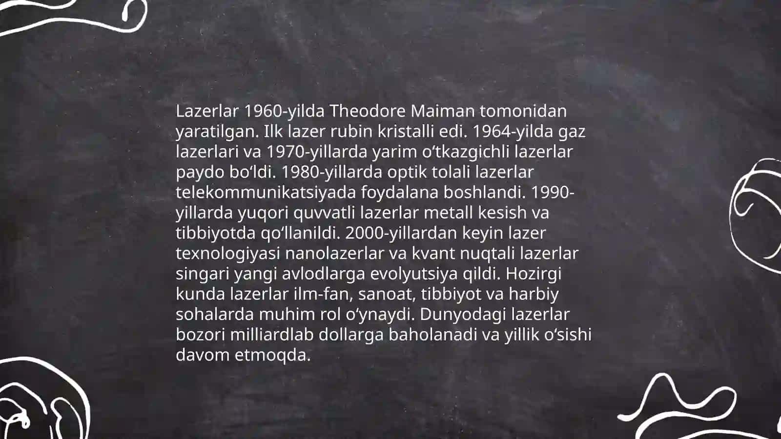 Lazer nurlanishlar.Lazer nurlanishning meyorlari 4