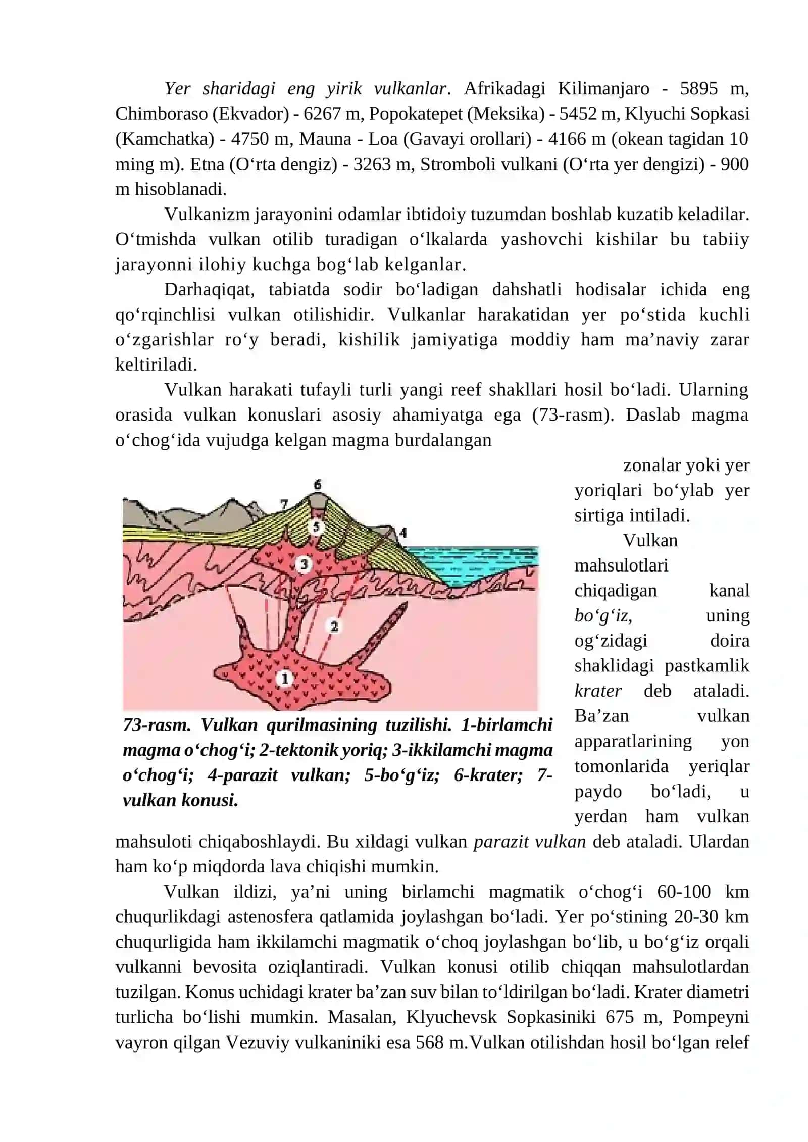 YER PO‘STIDAGI EKZOGEN VA ENDOGEN JARAYONLAR. ChO’KINDI TOG‘ JINSLARI 4