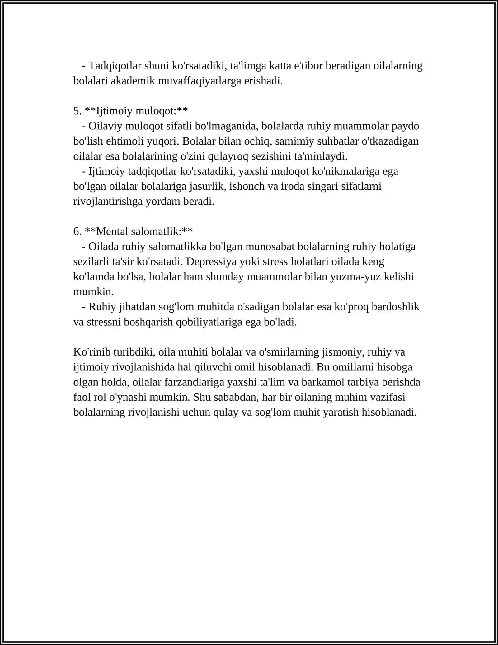 XARAKTER SHAKLLANISHIDA TASIR ETUVCHI OMILLAR, XARAKTER STRUKTURASI 4