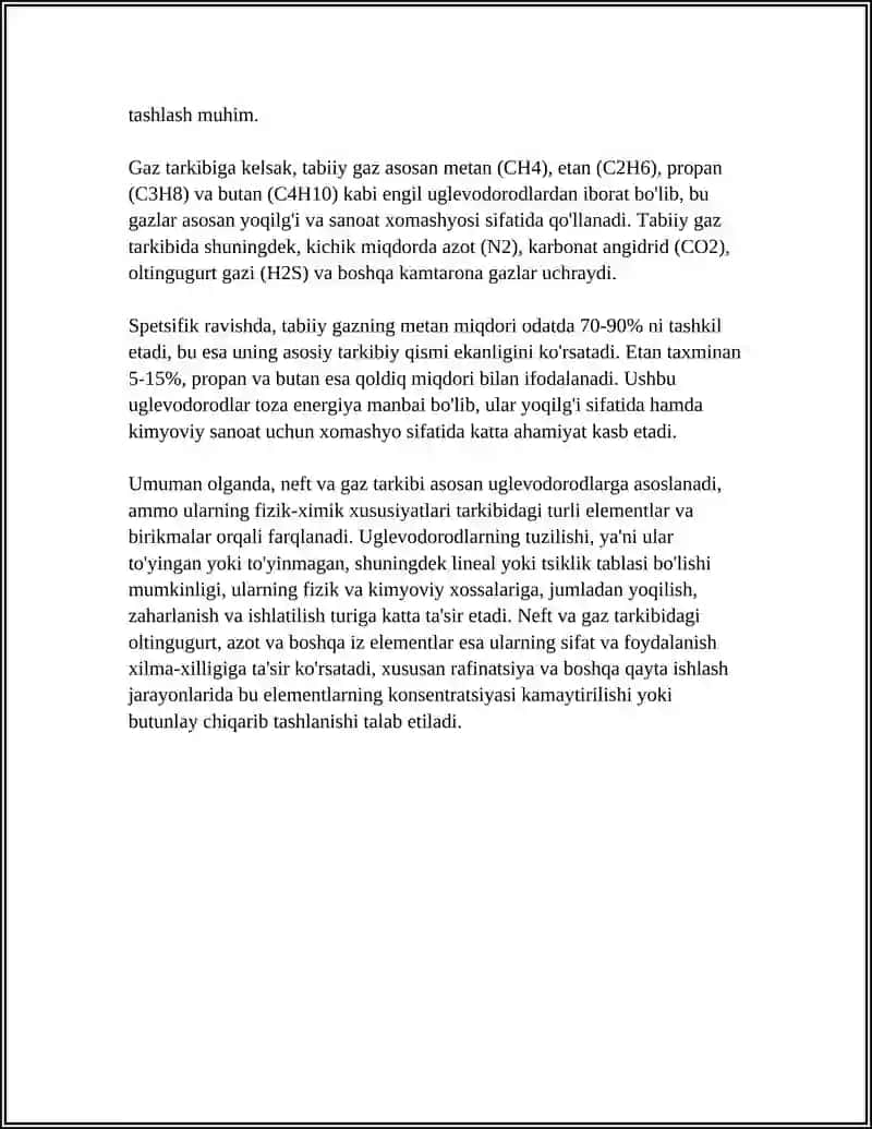 NEFT VA GAZNING FIZIK-XIMIK XUSUSIYATLARI 4