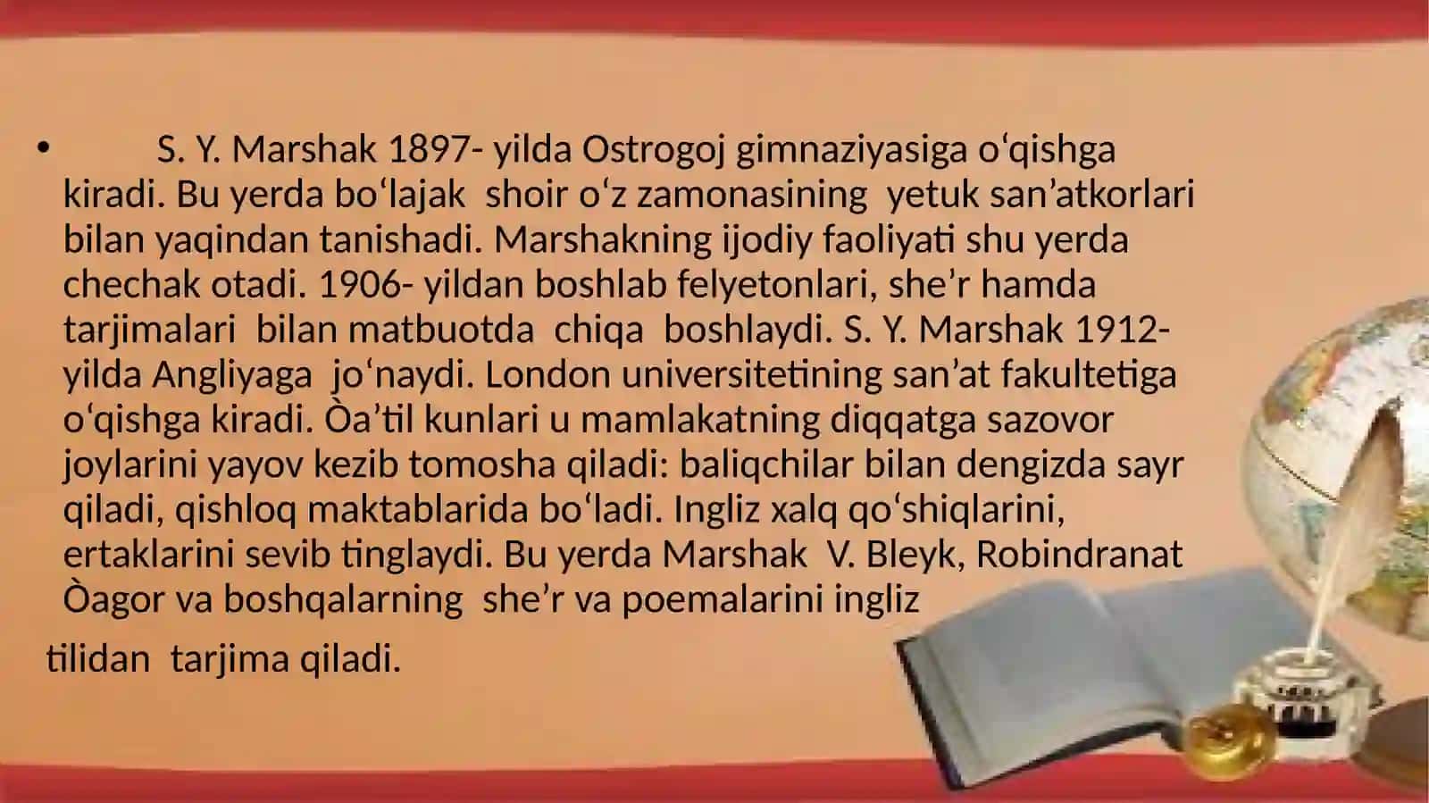 Samuil Yakolovlevich Marshak hayoti va ijodi 4