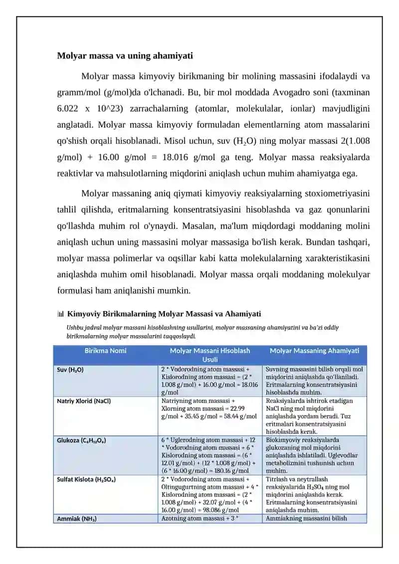 Kimyoviy birikmalarning hisoblash mumkin bólgan parametrlari 4