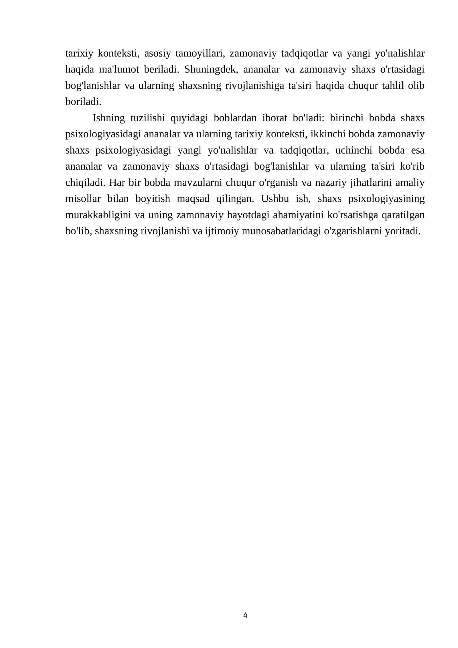 Shaxs psixologiyasidagi ananalar va zamonaviy shaxs 4