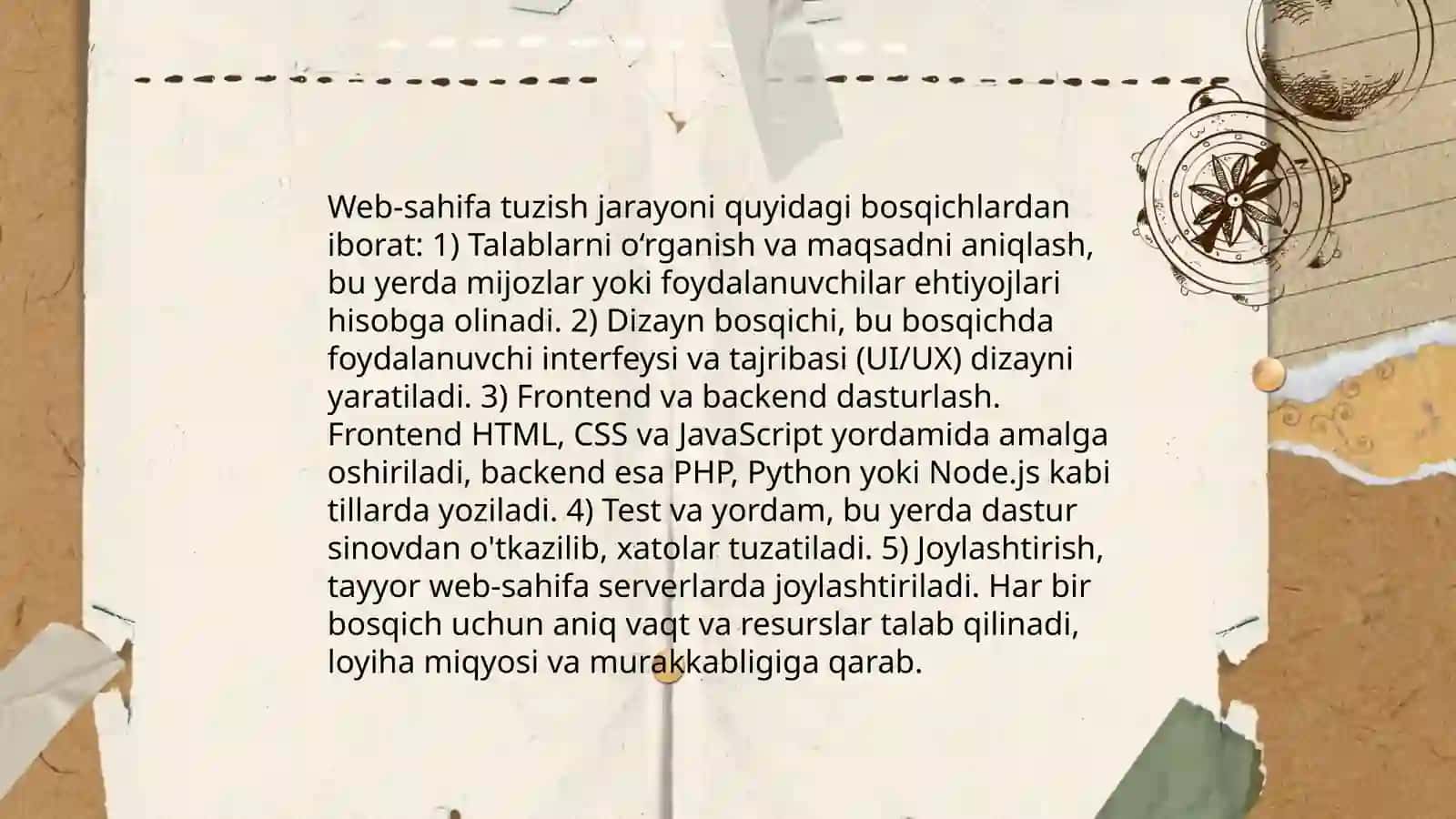 Web-sahifalar yaratish 4