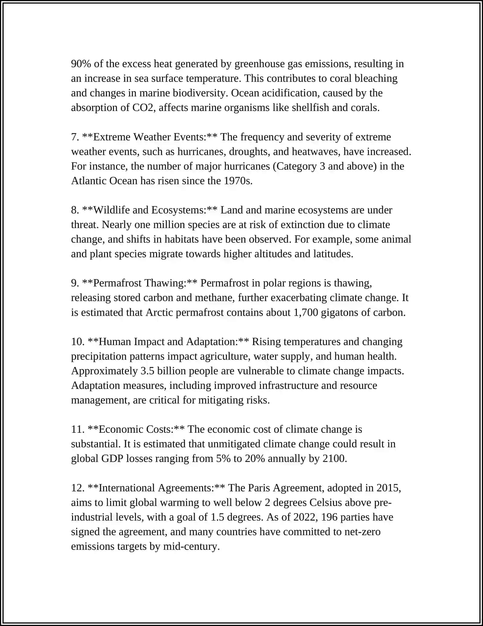 Climate Change: Facts and Figures 4